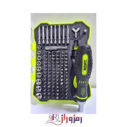 ست پیچ گوشتی 105 پارچه اکسکورت مدل1105-306